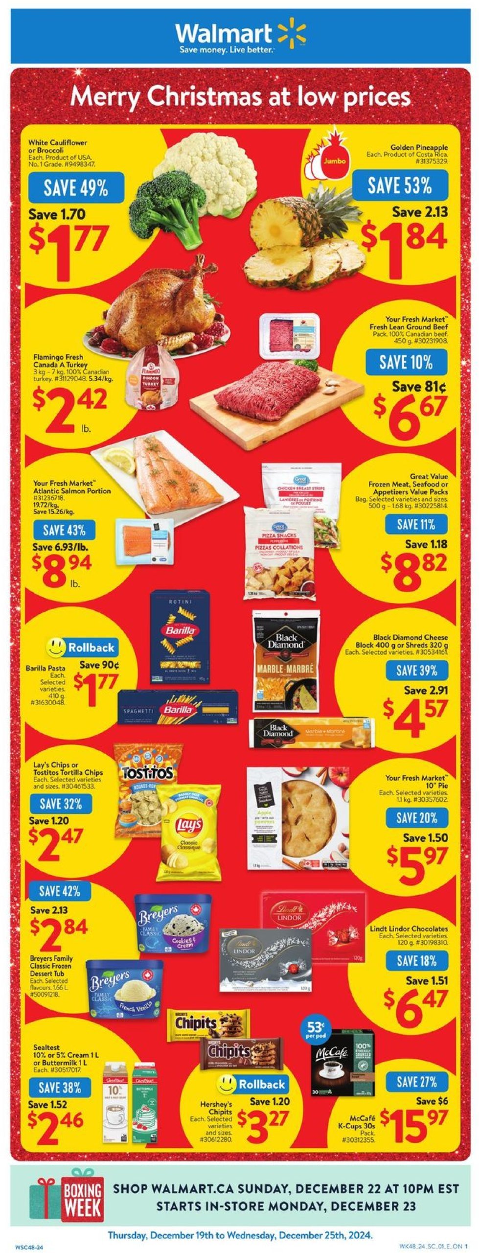 walmart - Walmart flyer valid from 12-19 - 12-25