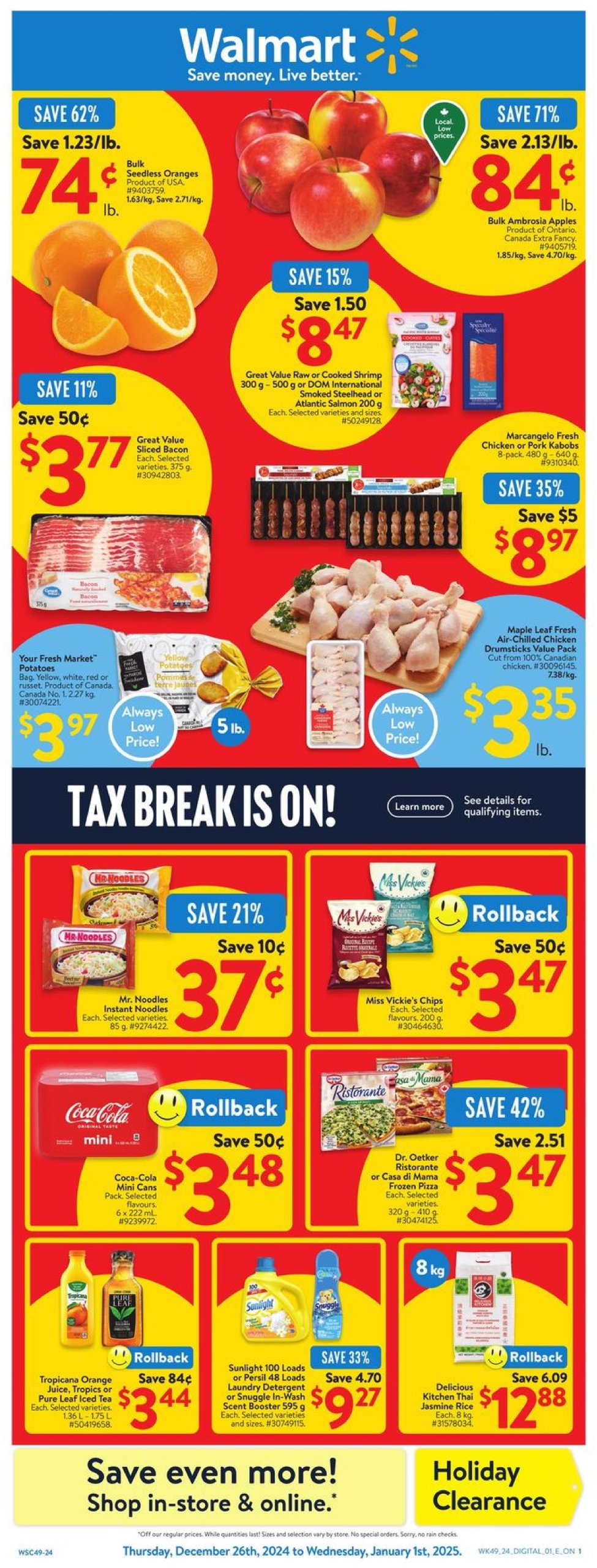 walmart - Walmart flyer valid from 12-26 - 01-01