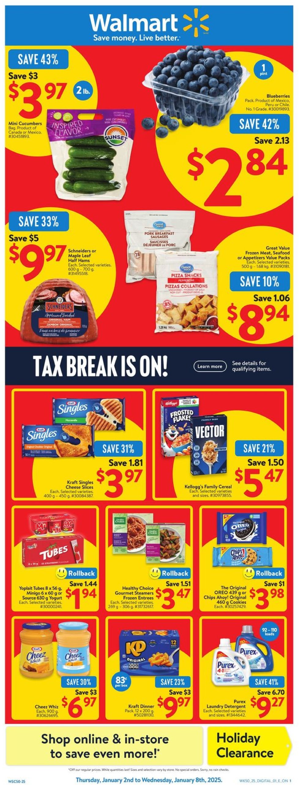 walmart - Walmart flyer valid from 01-02 - 01-08