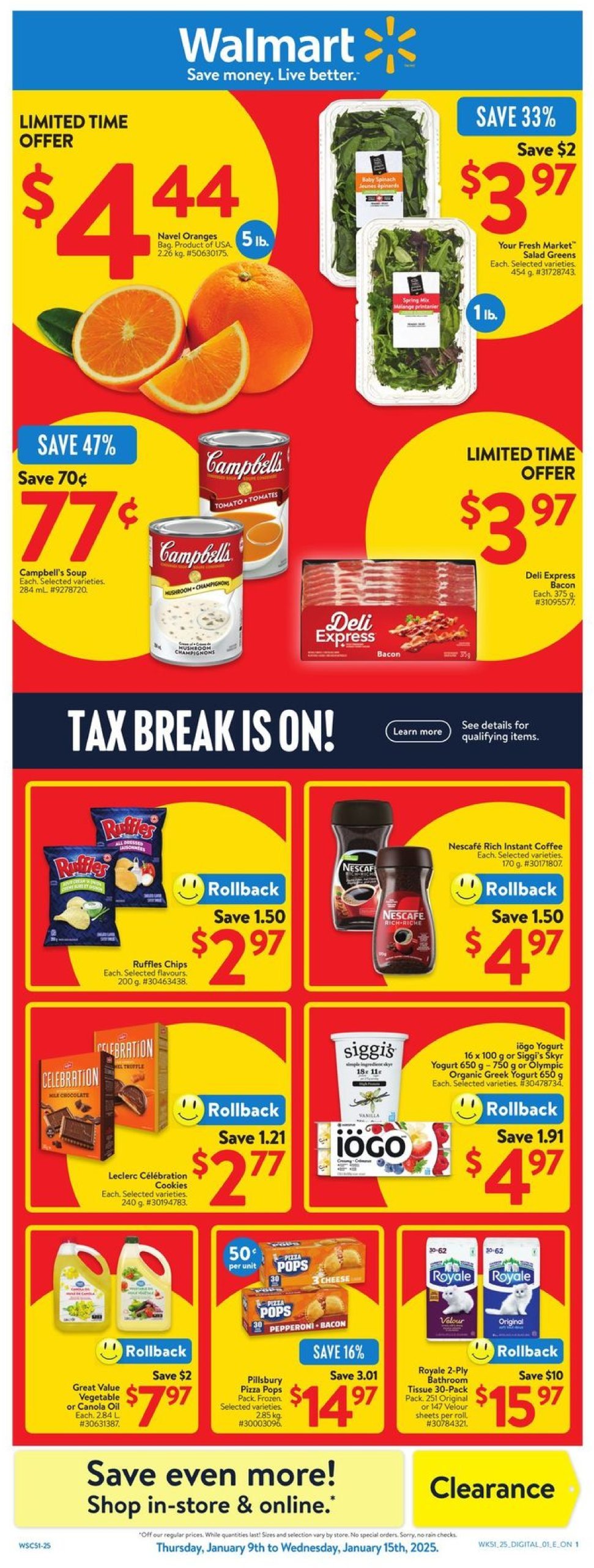 walmart - Walmart flyer valid from 01-09 - 01-15