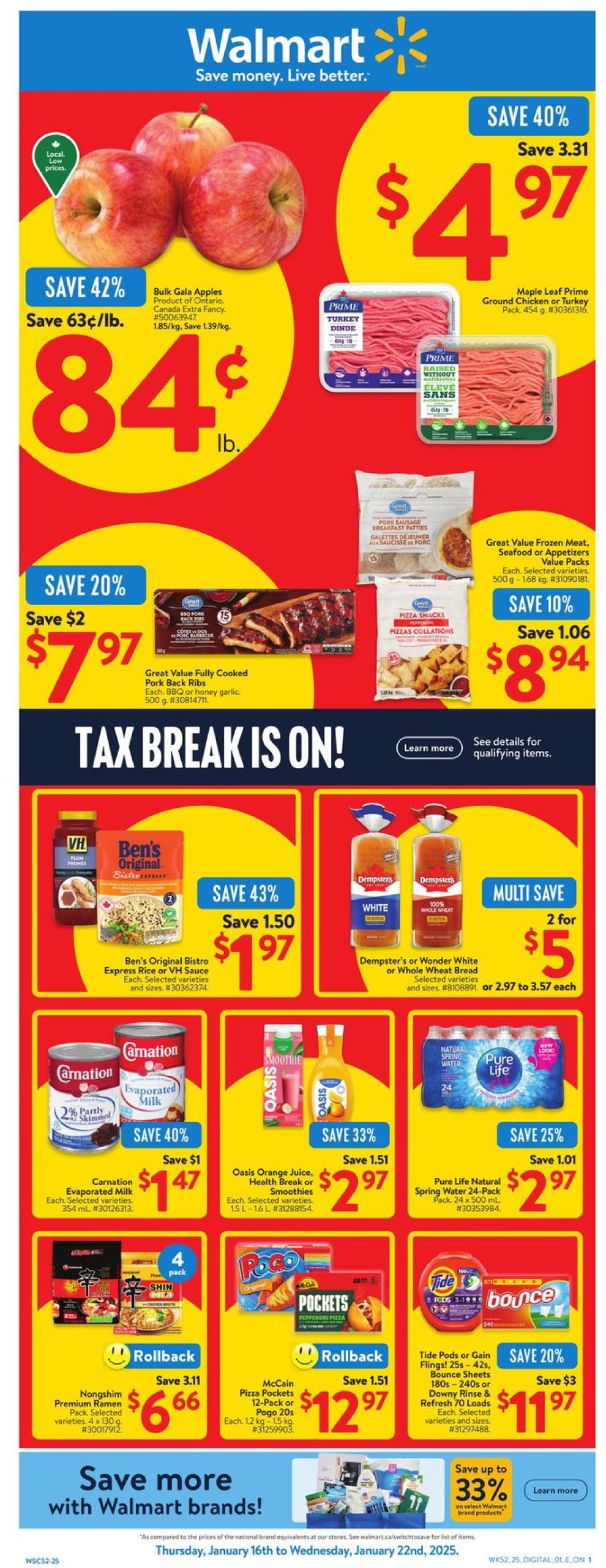 walmart - Walmart flyer valid from 01-16 - 01-22