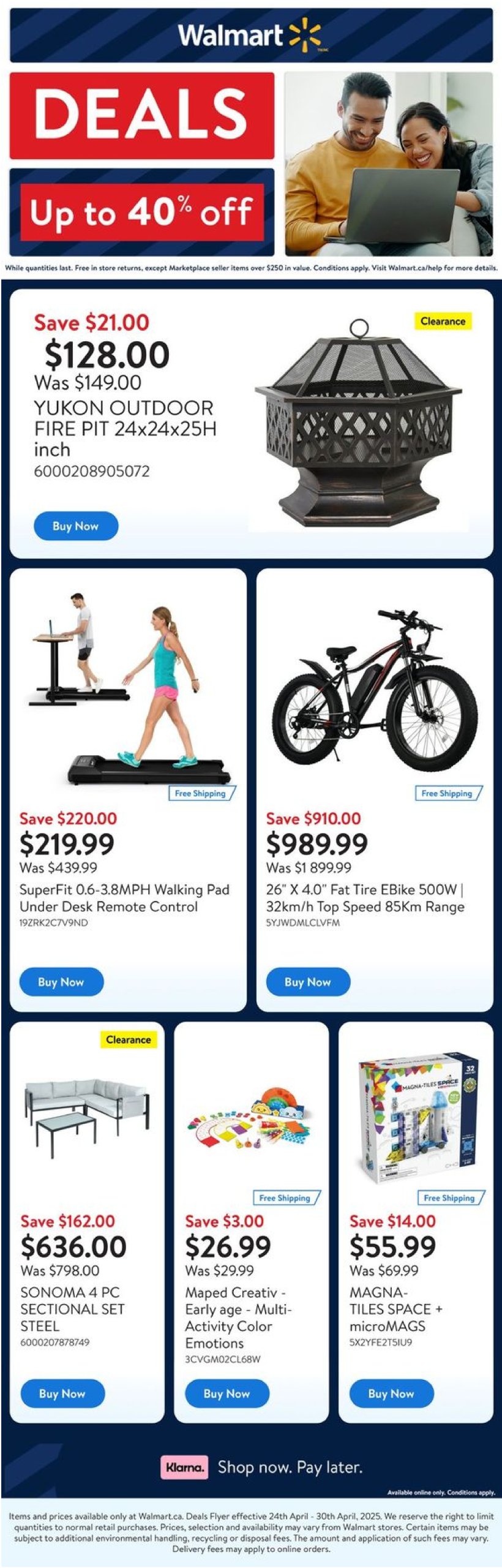 walmart - Walmart - Deals flyer valid from 04-24 - 04-30