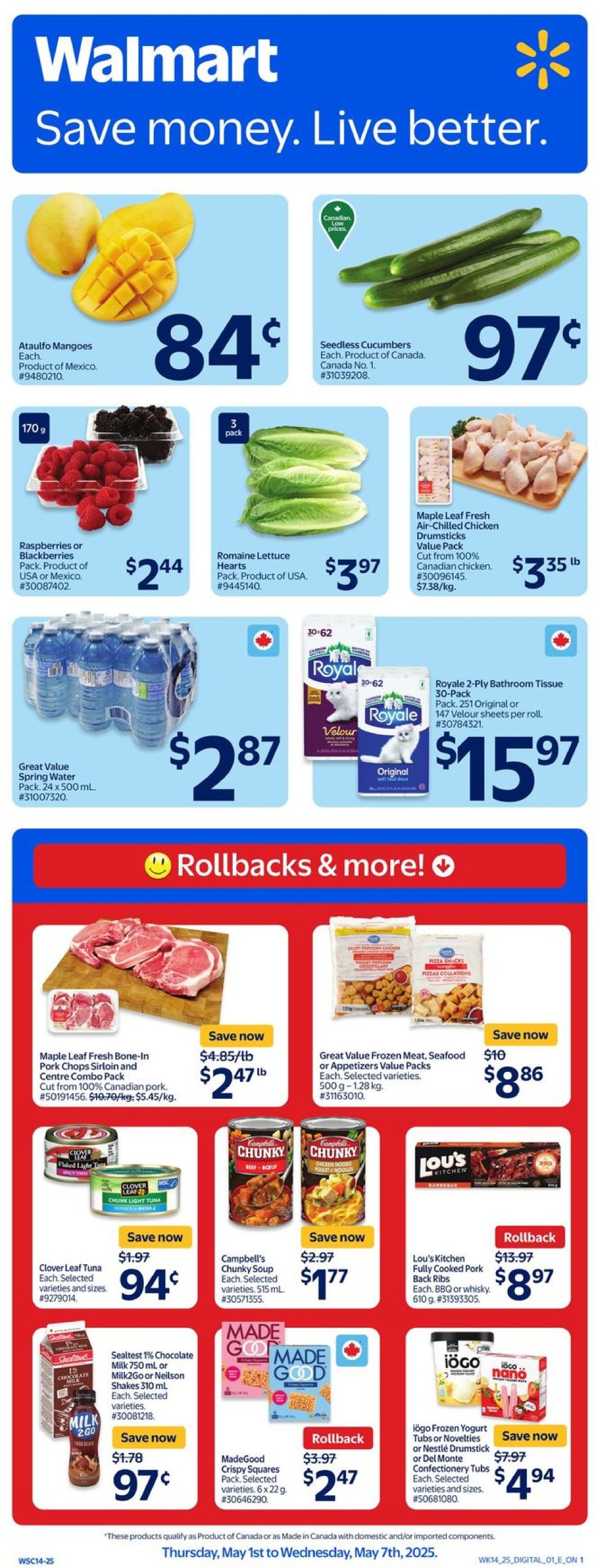 walmart - Walmart flyer valid from 05-01 - 05-07