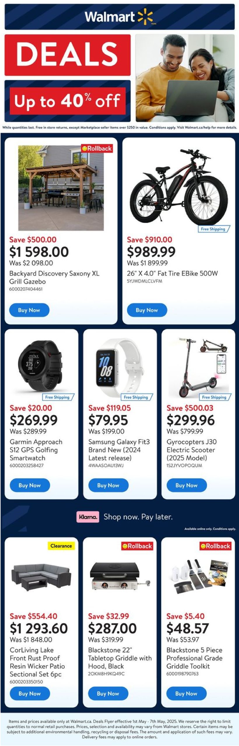 walmart - Walmart - Deals flyer valid from 05-01 - 05-07