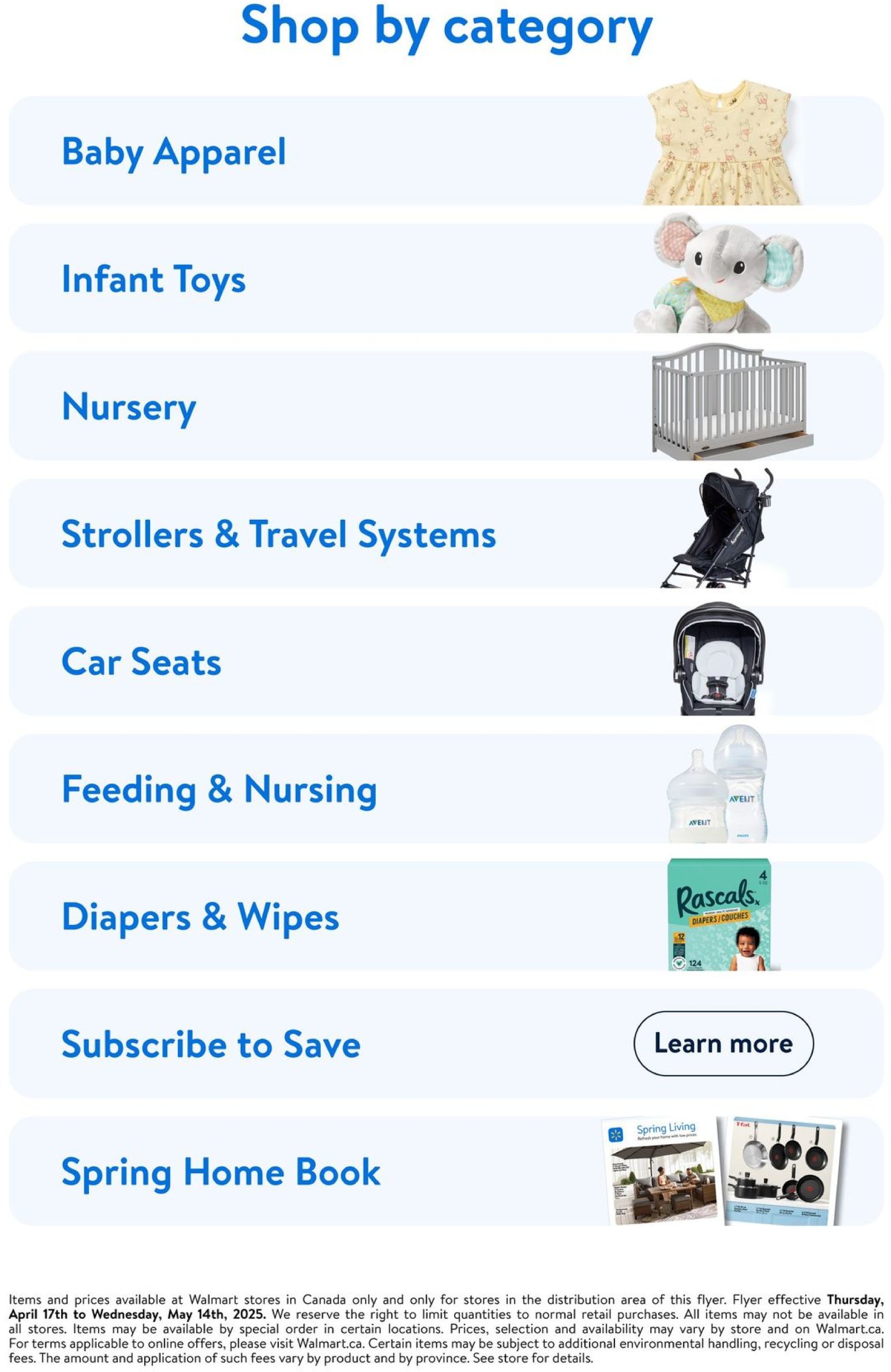 walmart - Walmart - Baby Days flyer valid from 04-17 - 05-14 - page: 13