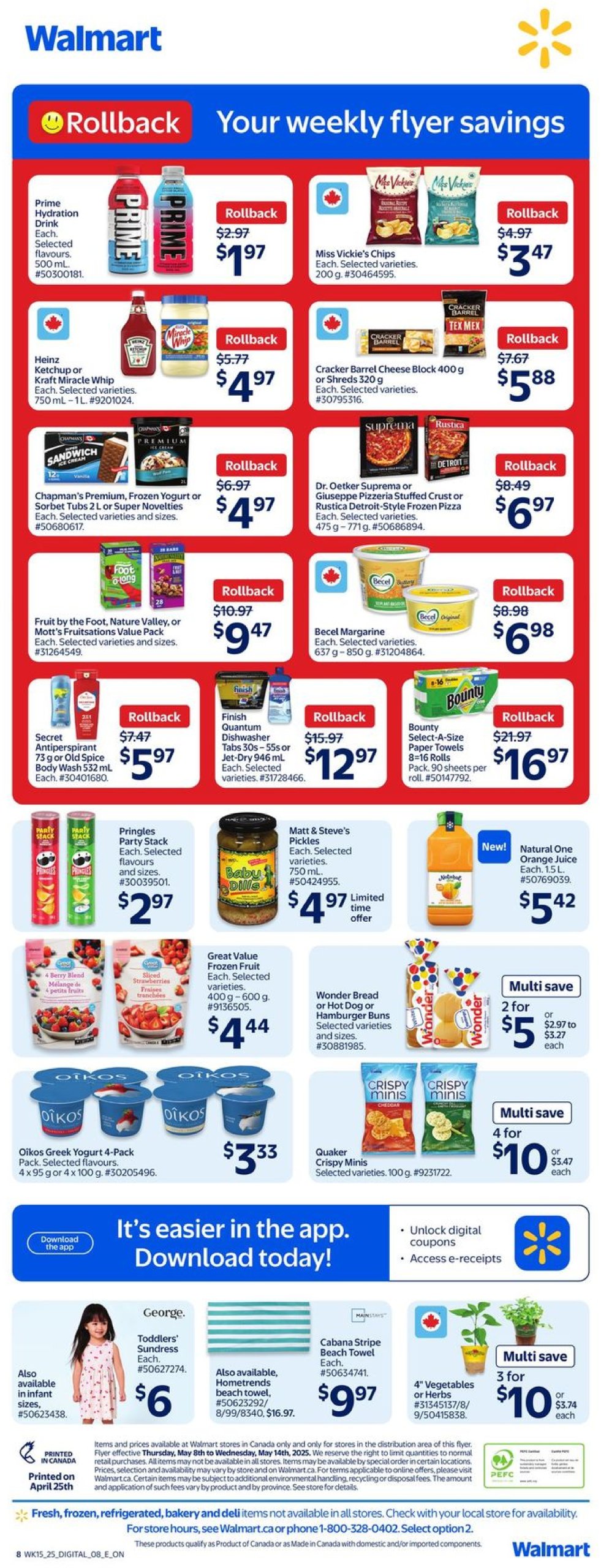 walmart - Walmart flyer valid from 05-08 - 05-14 - page: 3