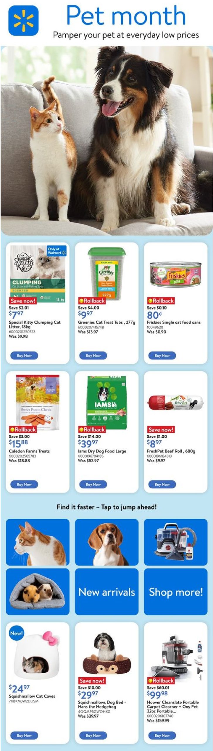 walmart - Walmart - Pet month flyer valid from 05-01 - 05-28