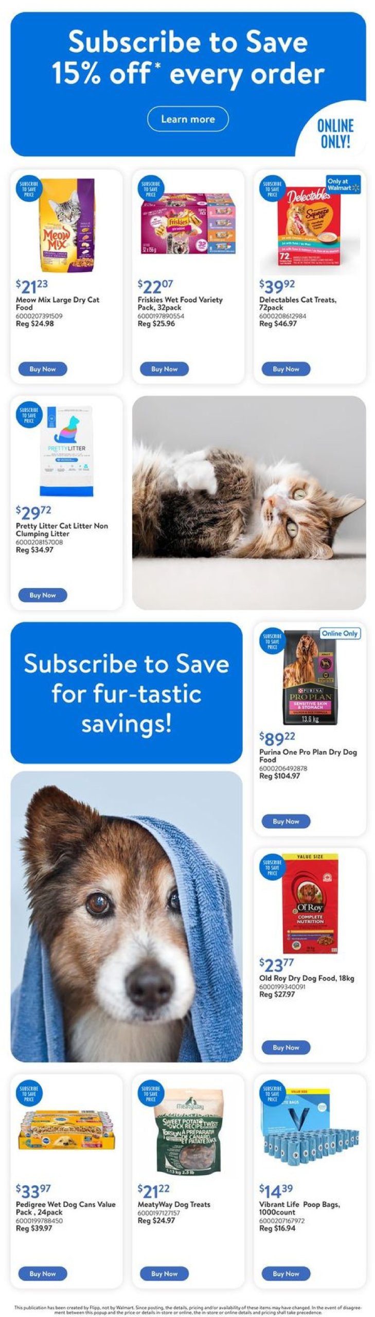 walmart - Walmart - Pet month flyer valid from 05-01 - 05-28 - page: 3