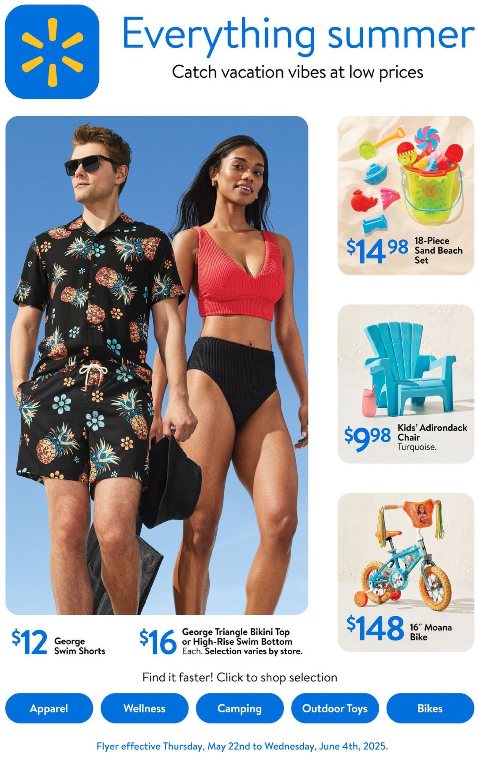 walmart - Walmart - Everything summer flyer valid from 05-22 - 06-04 - page: 1