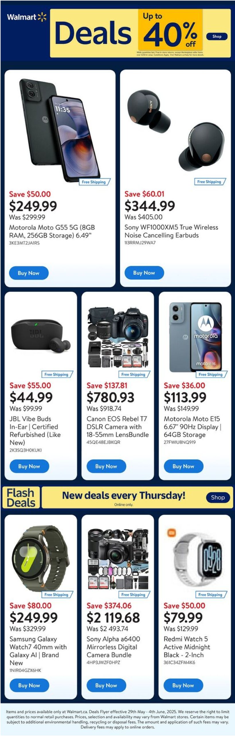 walmart - Walmart - Deals flyer valid from 05-29 - 06-04