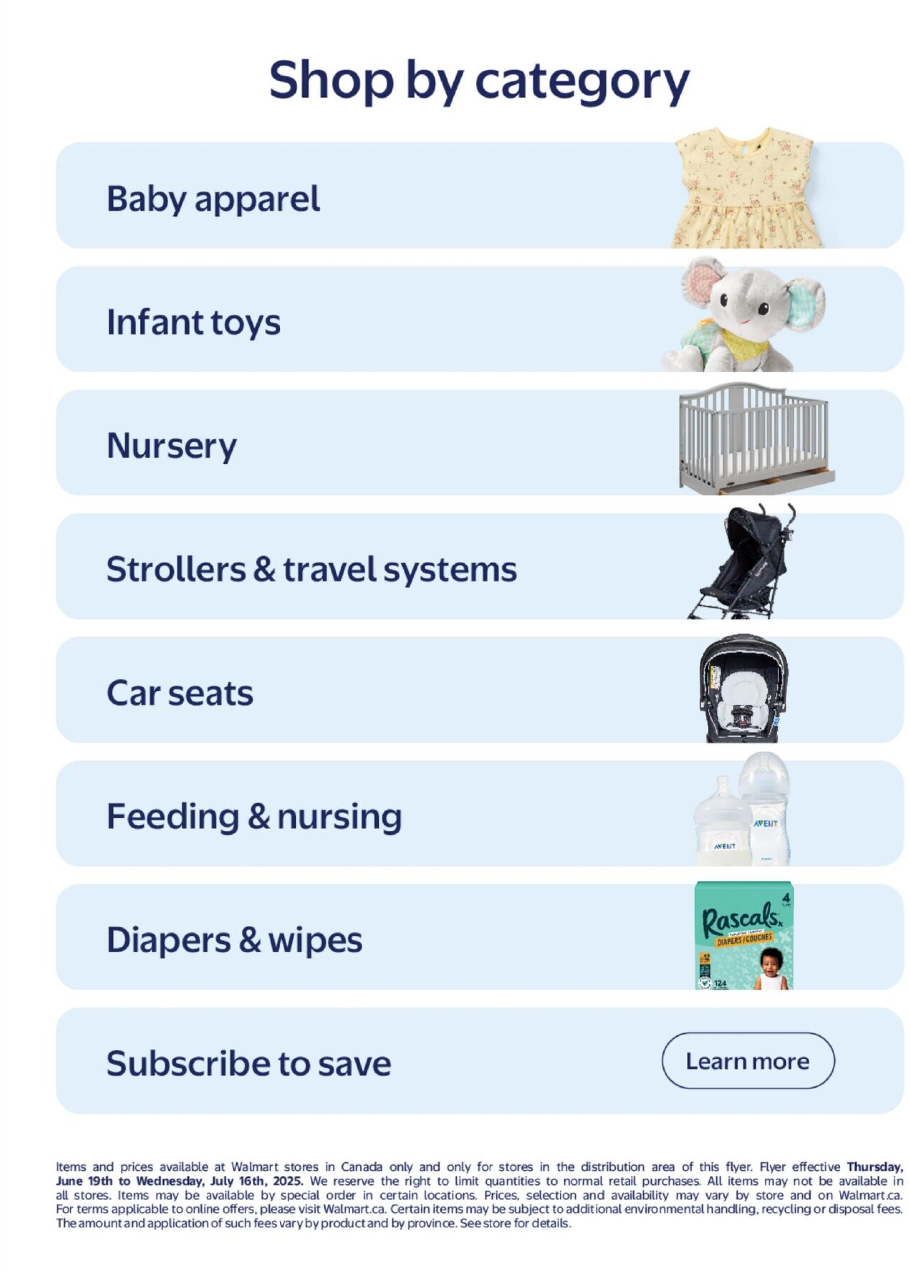 walmart - Walmart - Baby Days flyer valid from 06-19 - 07-16 - page: 19