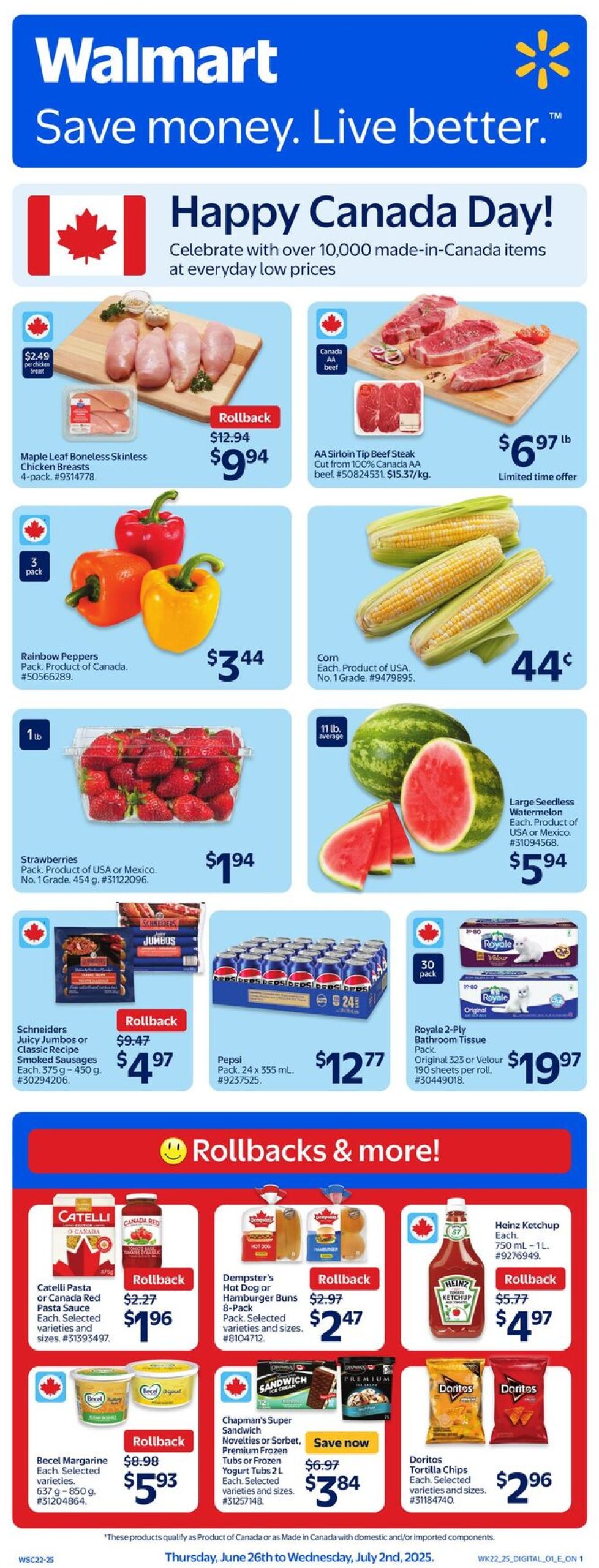 walmart - Walmart flyer valid from 06-26 - 07-02