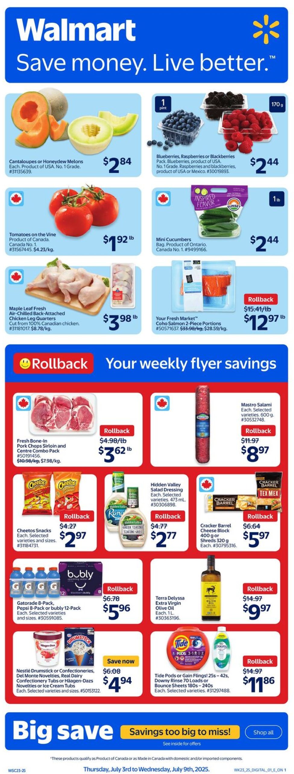 walmart - Walmart flyer valid from 07-03 - 07-09