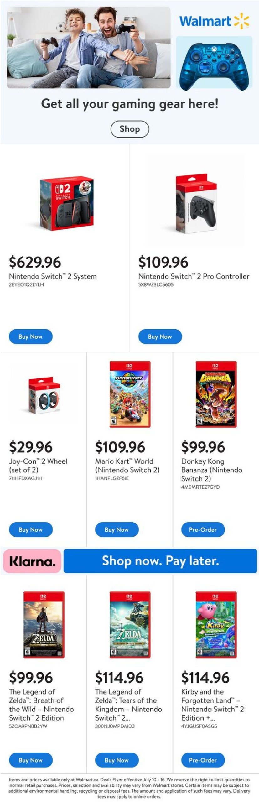 walmart - Walmart - Gaming Guide flyer valid from 07-10 - 07-16