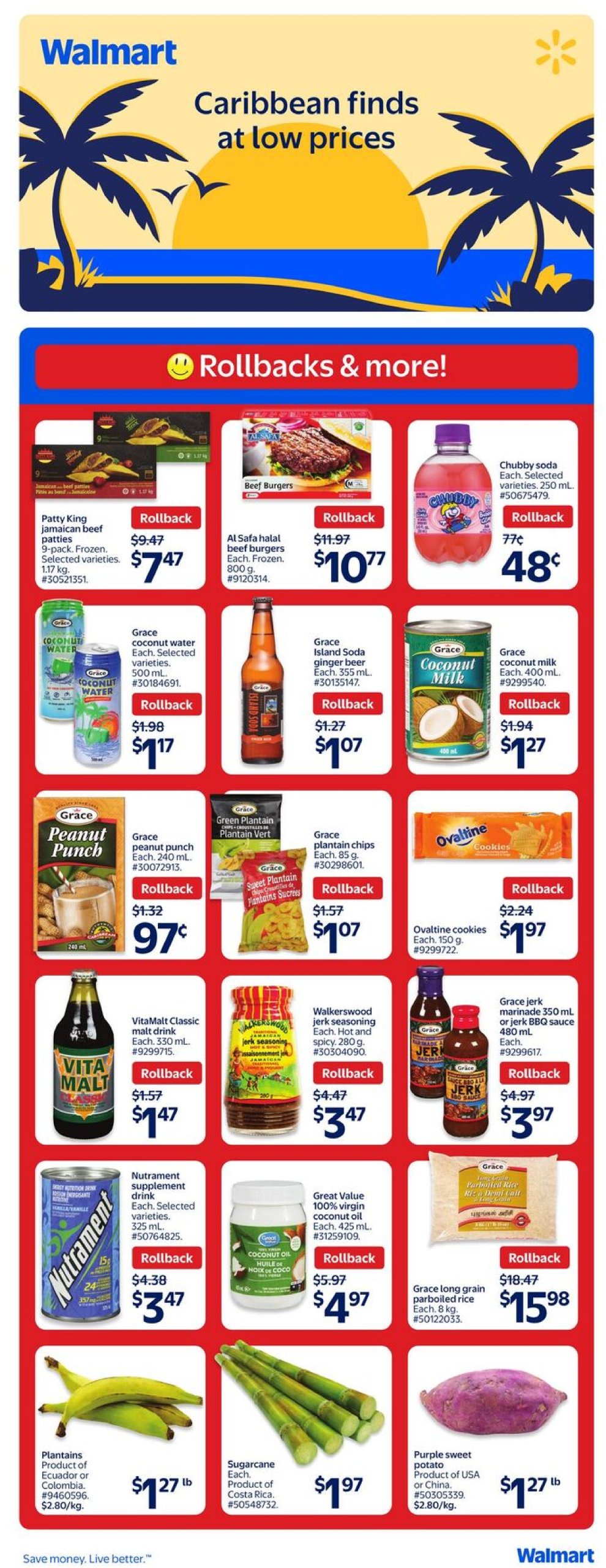 walmart - Walmart - Caribbean finds flyer valid from 07-17 - 07-23