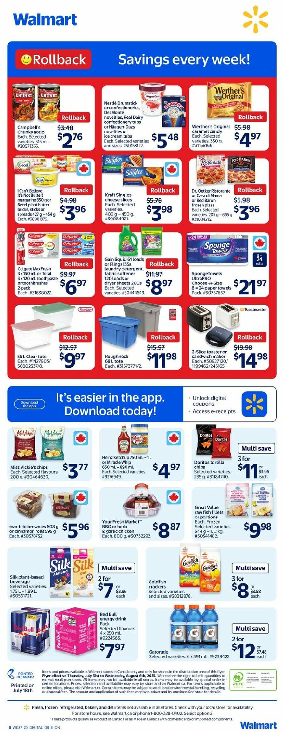 walmart - Walmart flyer valid from 07-31 - 08-06 - page: 2