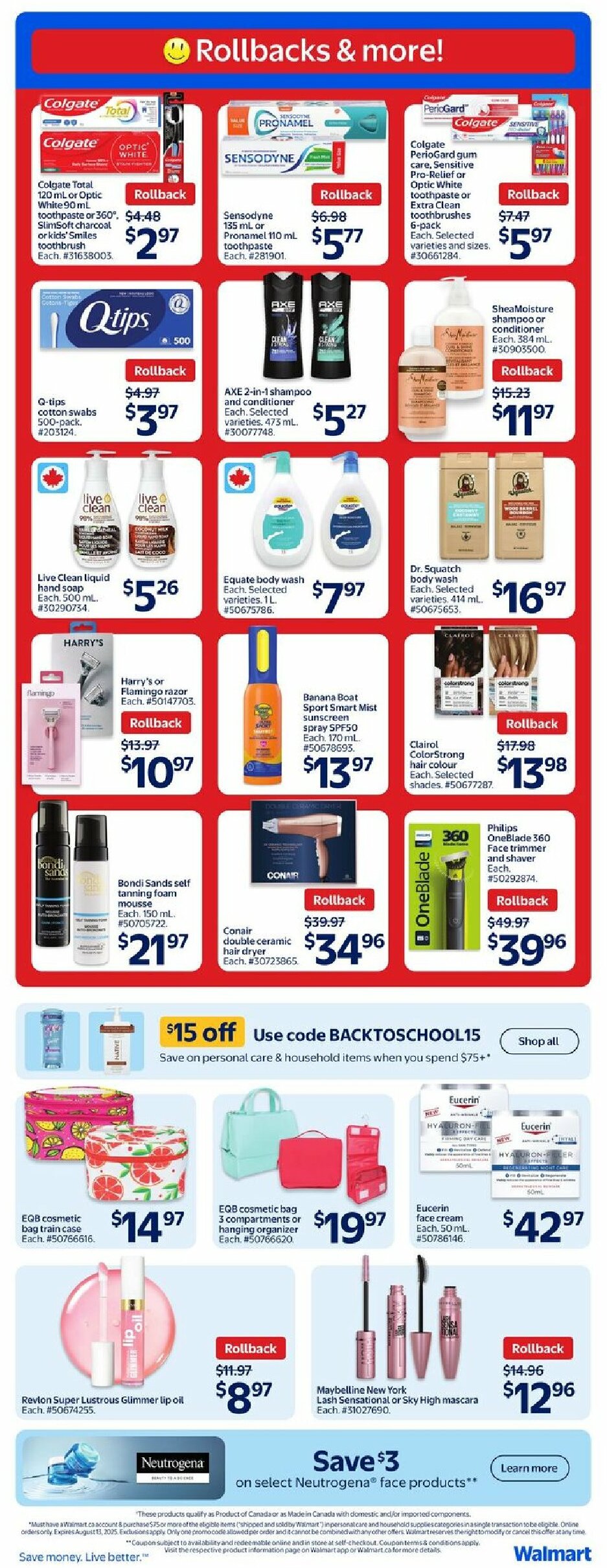 walmart - Walmart flyer valid from 07-31 - 08-06 - page: 15