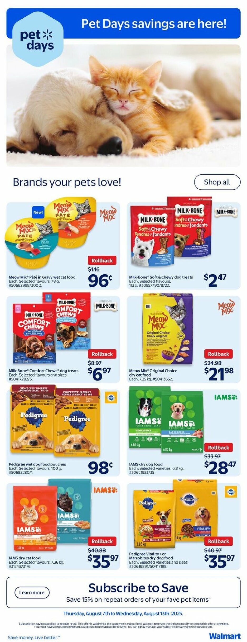 walmart - Walmart flyer valid from 08-07 - 08-13 - page: 13