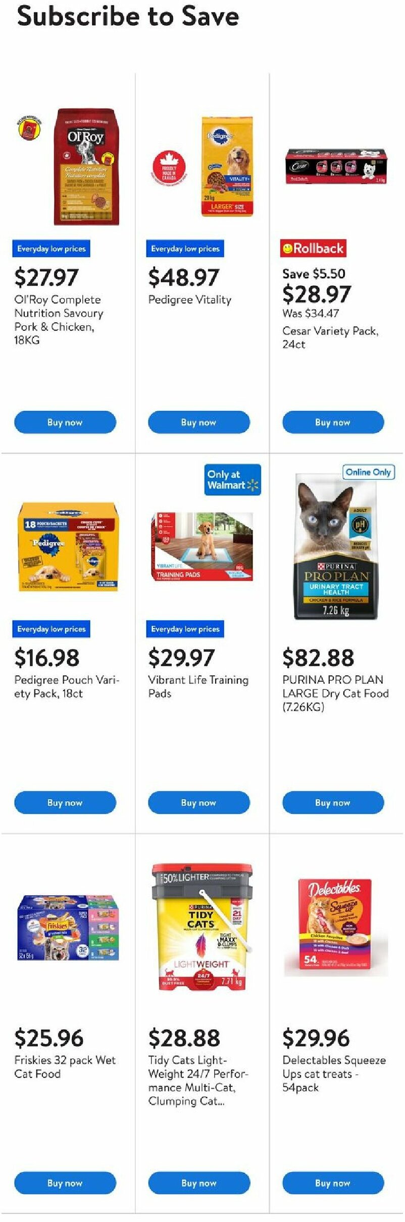 walmart - Walmart - Pet Days flyer valid from 08-07 - 08-20 - page: 11