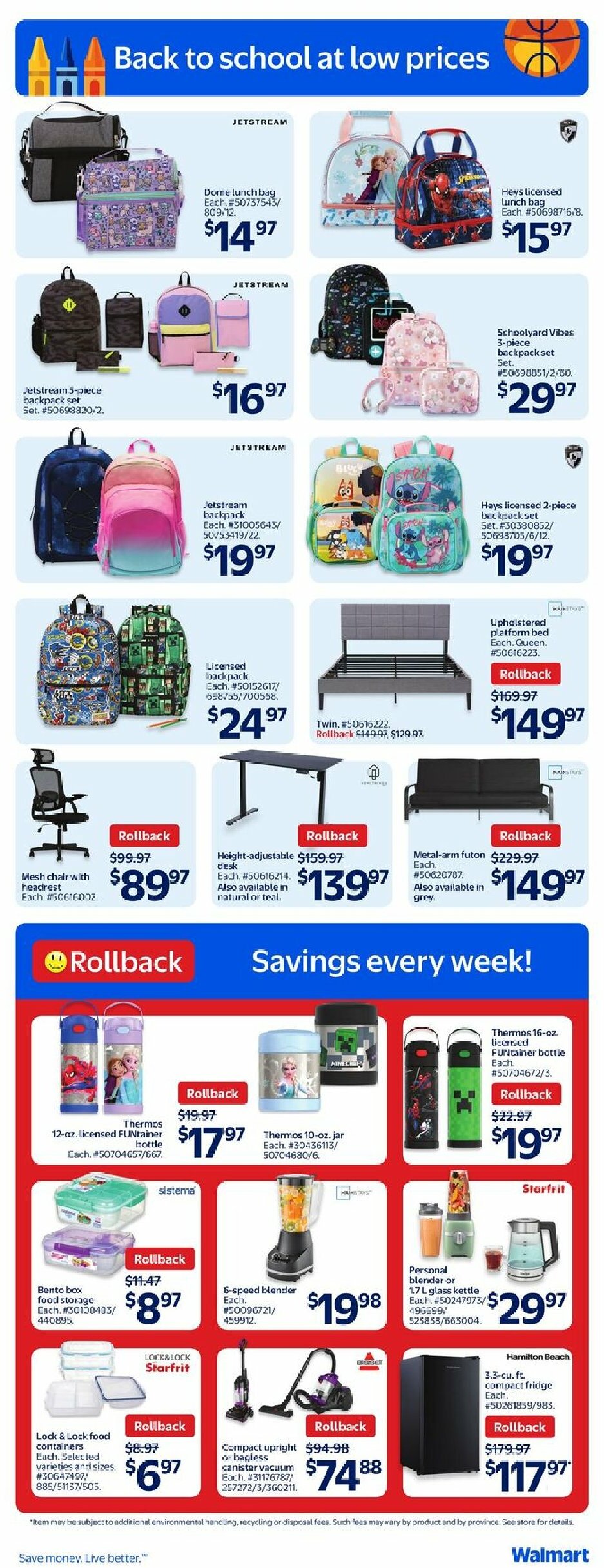 walmart - Walmart - Back to School flyer valid from 08-14 - 08-20 - page: 6