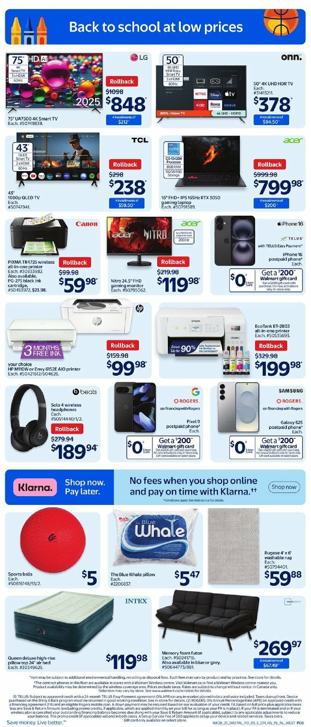 walmart - Walmart - Back to School flyer valid from 08-14 - 08-20 - page: 3