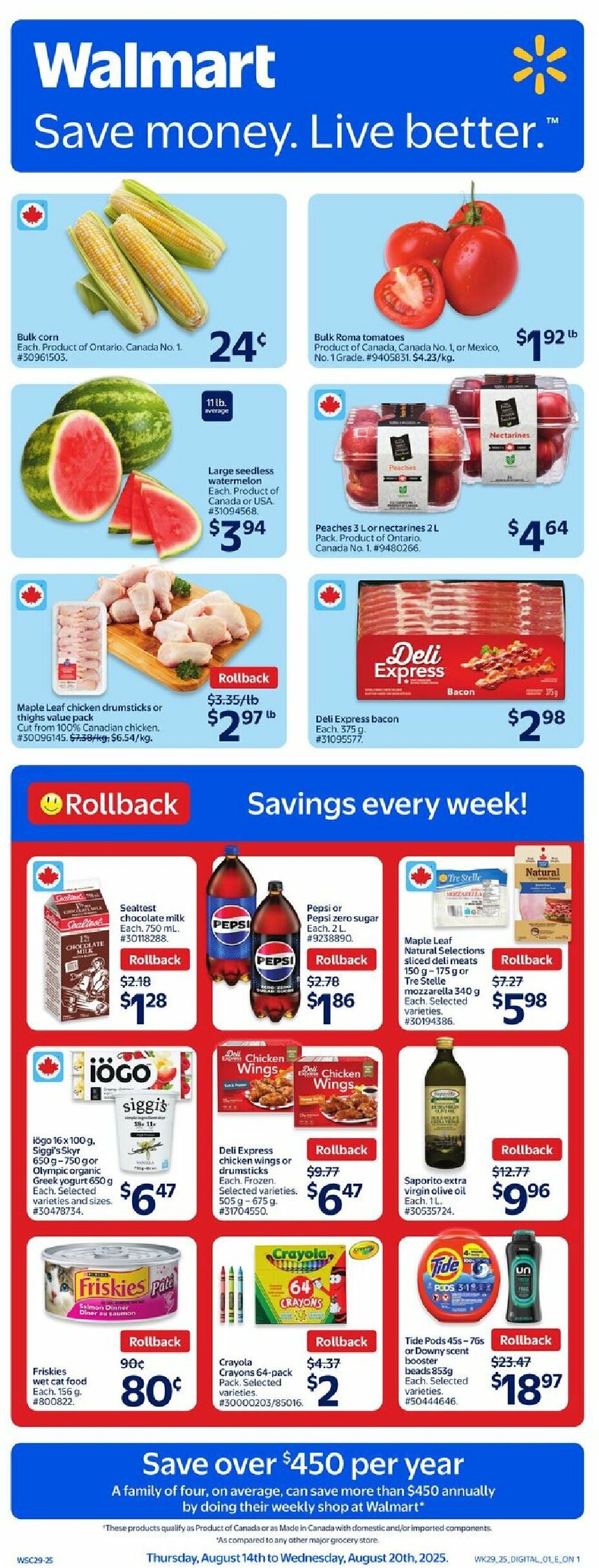 walmart - Walmart flyer valid from 08-14 - 08-20