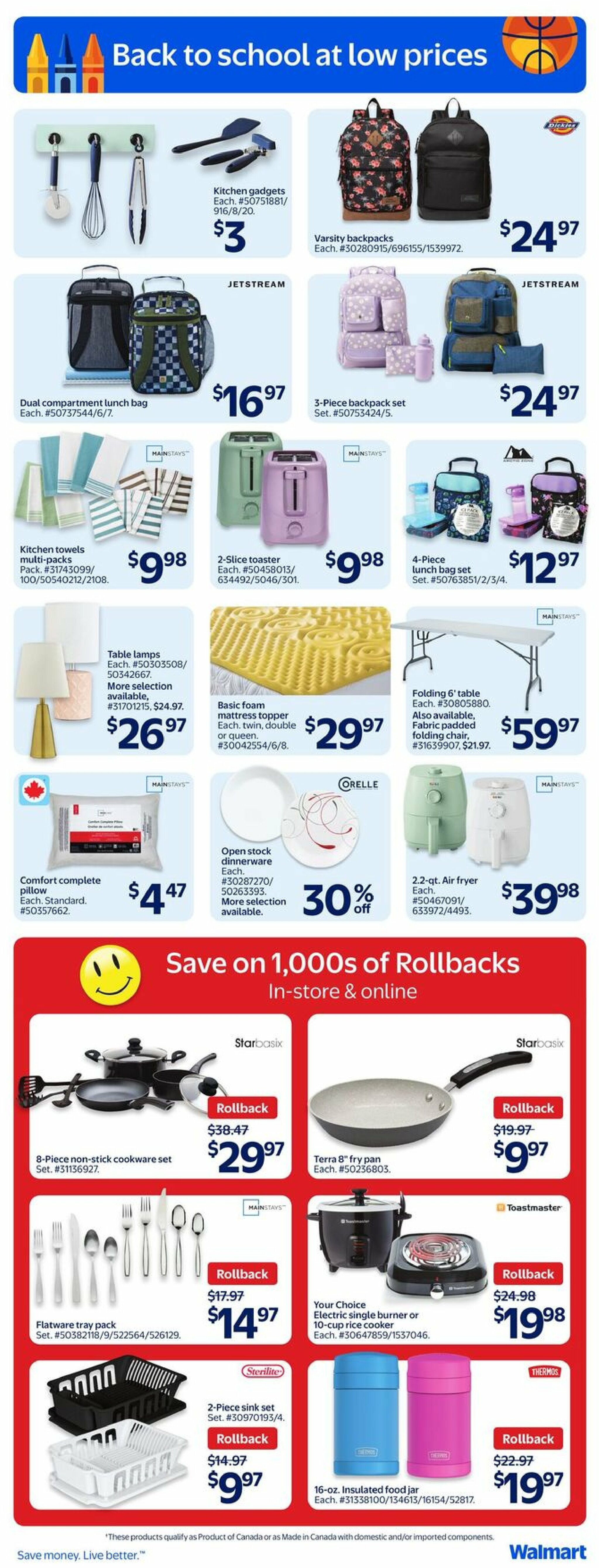 walmart - Walmart - Back to School flyer valid from 08-21 - 08-27 - page: 6