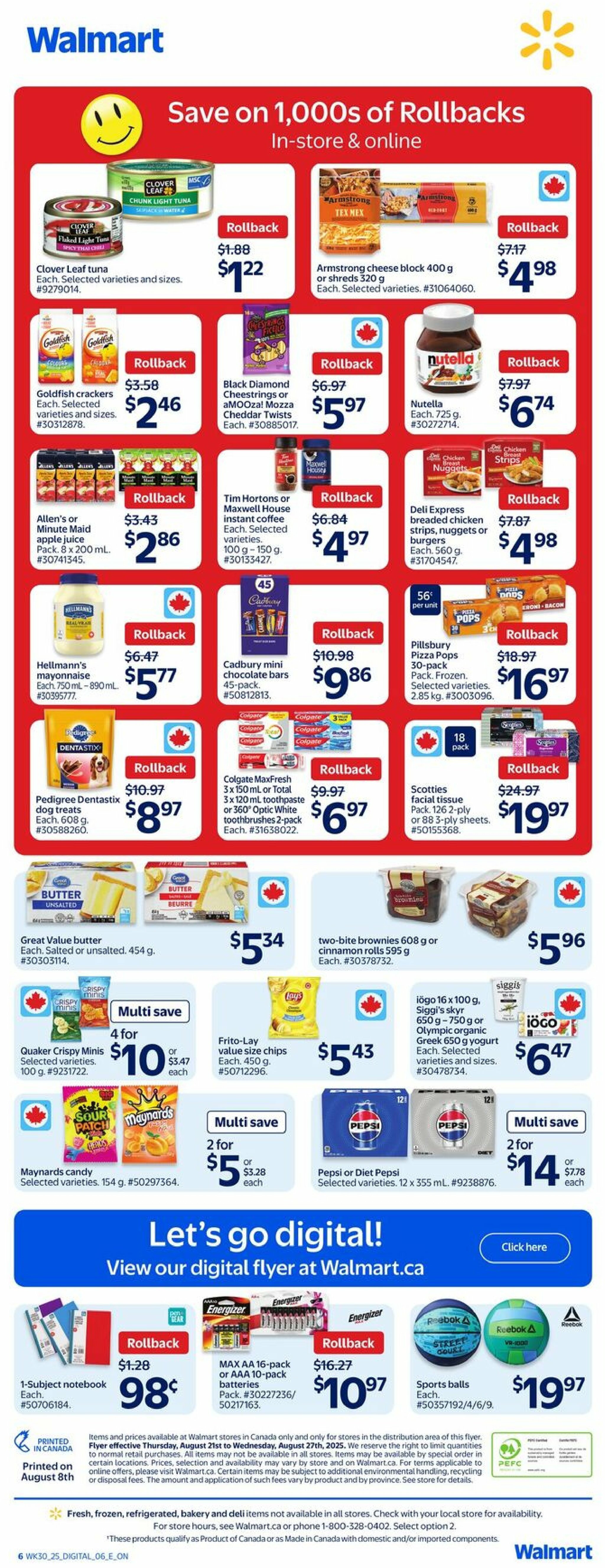 walmart - Walmart flyer valid from 08-21 - 08-27 - page: 2