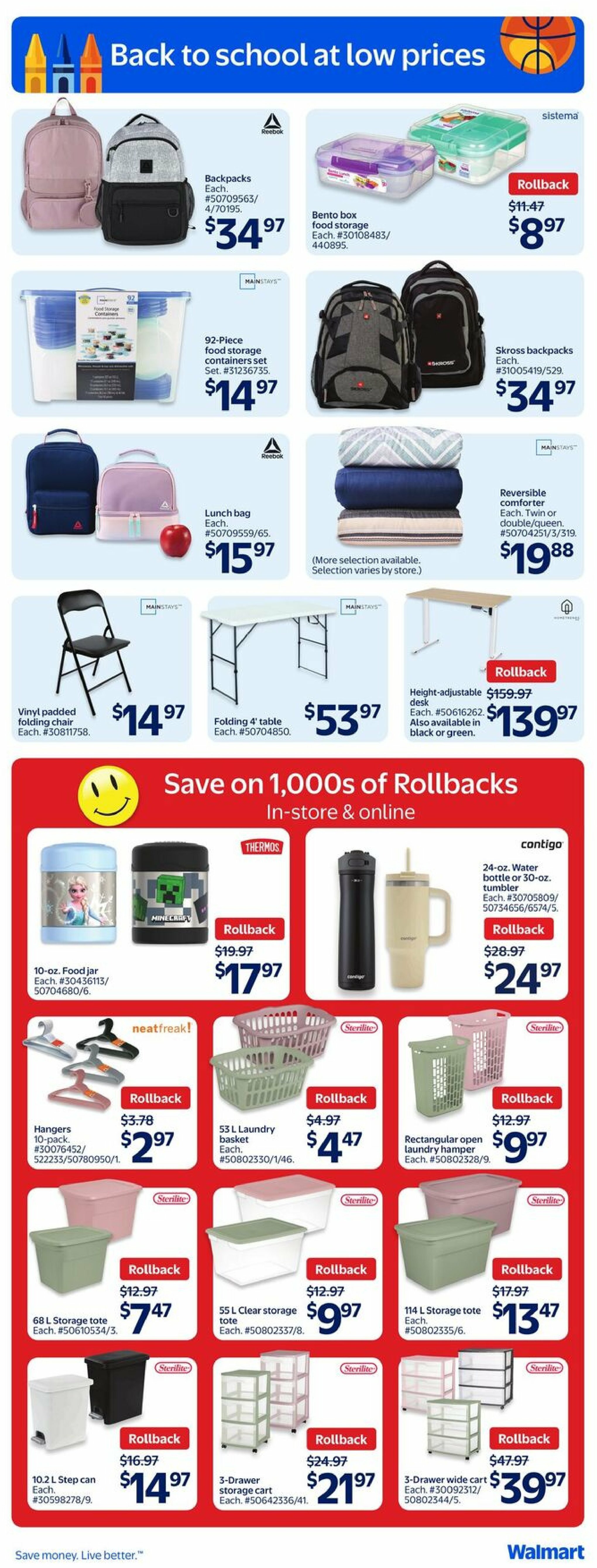walmart - Walmart - Back to School flyer valid from 08-28 - 09-03 - page: 5