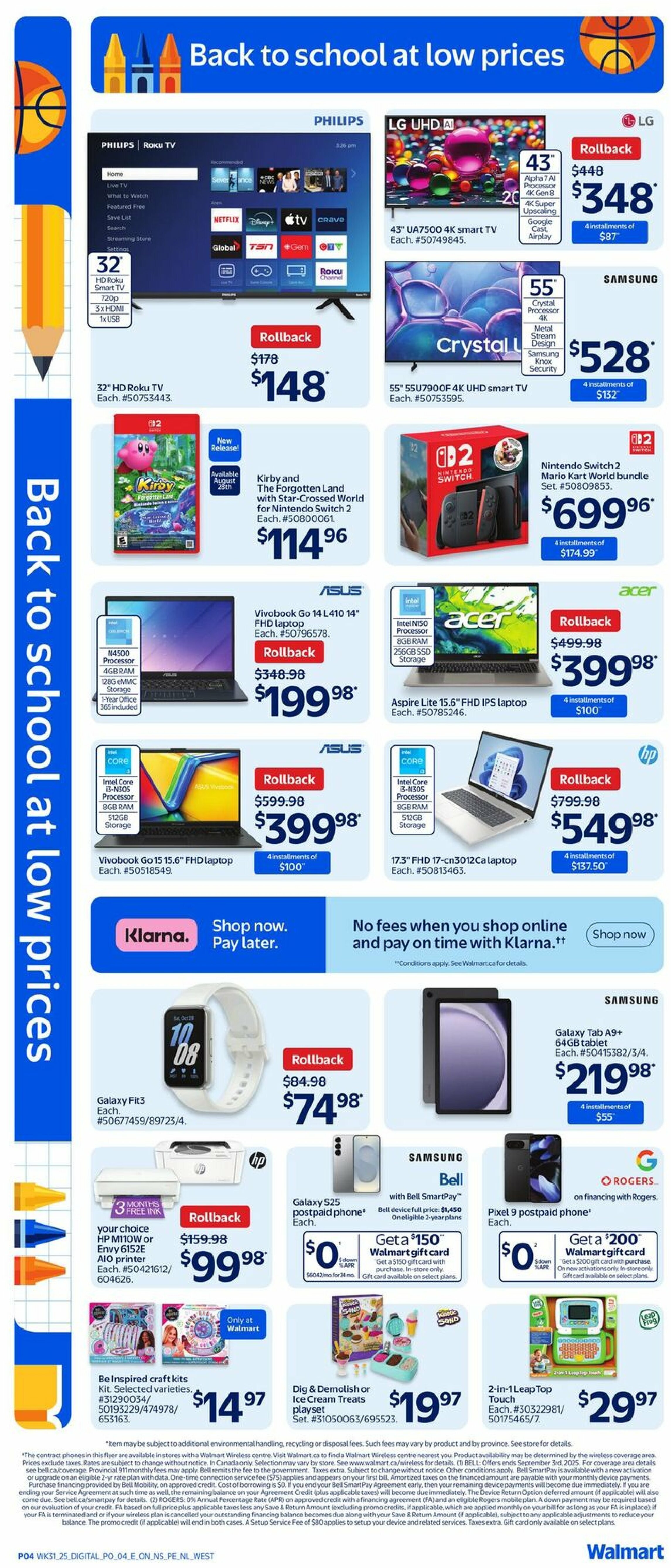 walmart - Walmart - Back to School flyer valid from 08-28 - 09-03 - page: 4