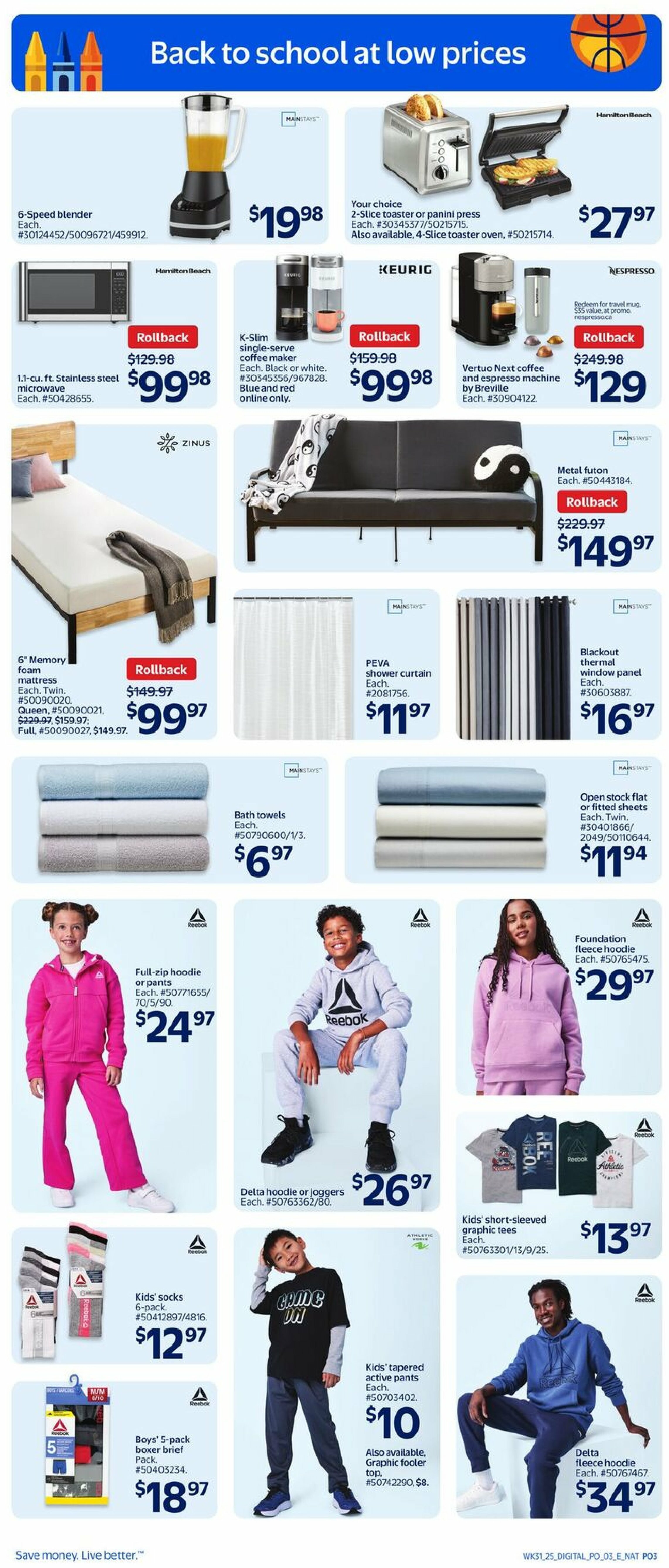 walmart - Walmart - Back to School flyer valid from 08-28 - 09-03 - page: 3