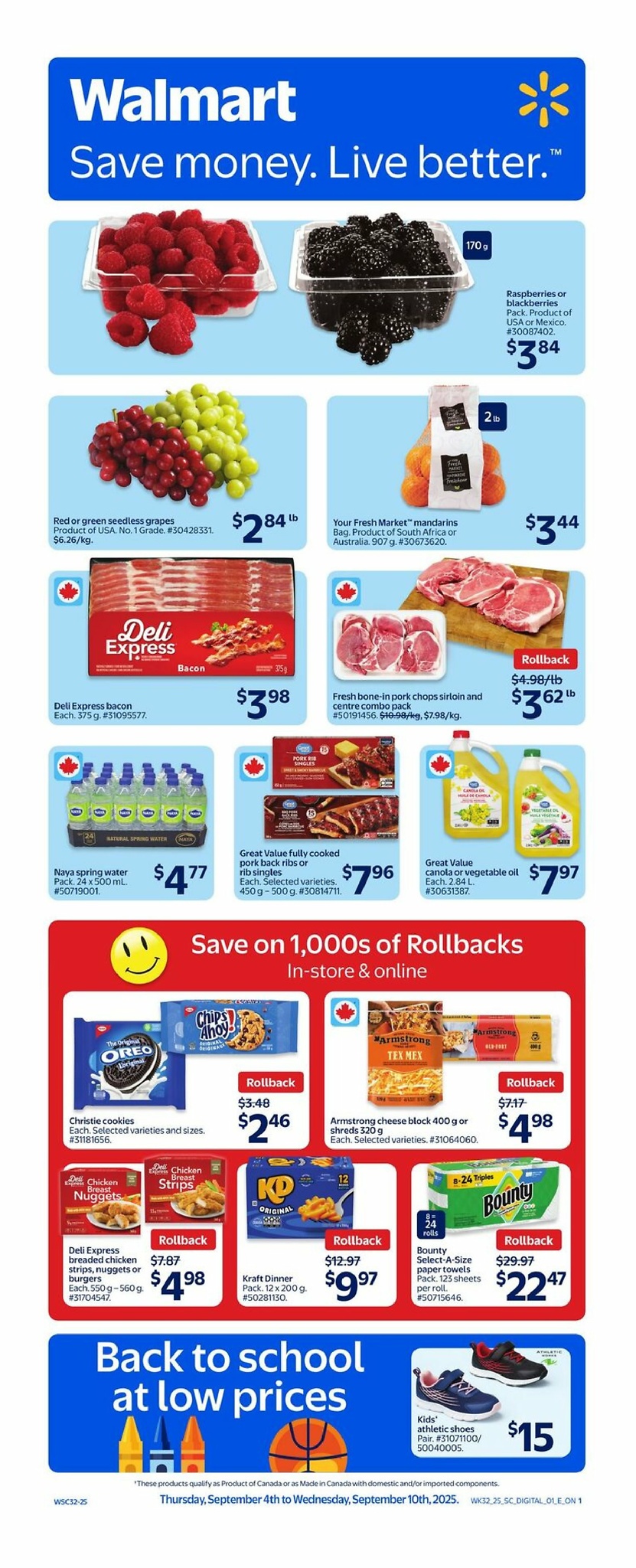 walmart - Walmart flyer valid from 09-04 - 09-10