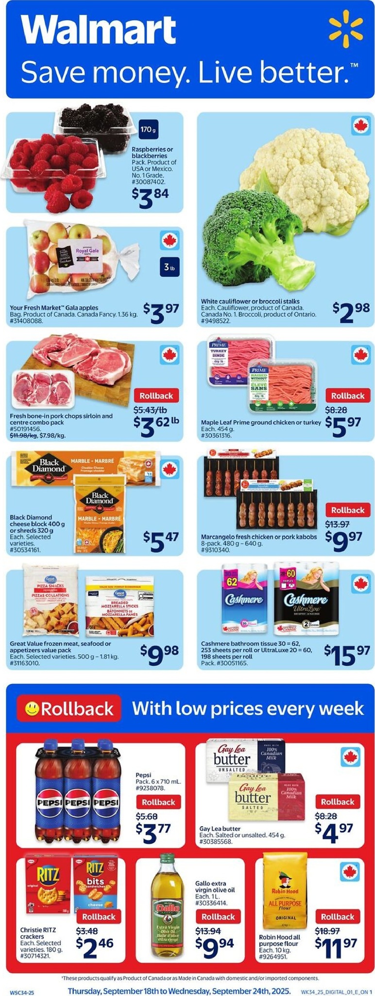 walmart - Walmart flyer valid from 09-18 - 09-24