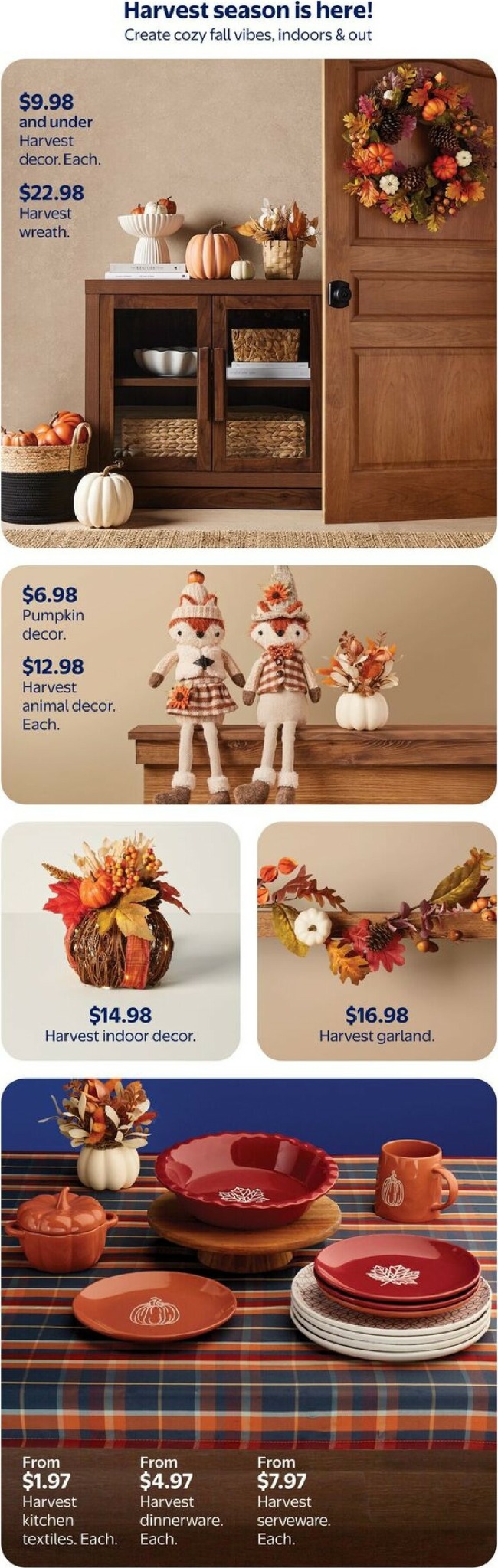 walmart - Walmart - Home for the harvest flyer valid from 09-25 - 10-22 - page: 6