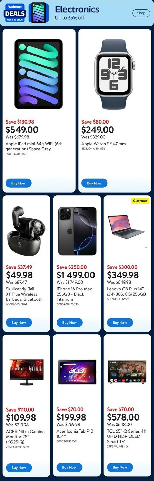 walmart - Walmart - Deals flyer valid from 10-02 - 10-10 - page: 2