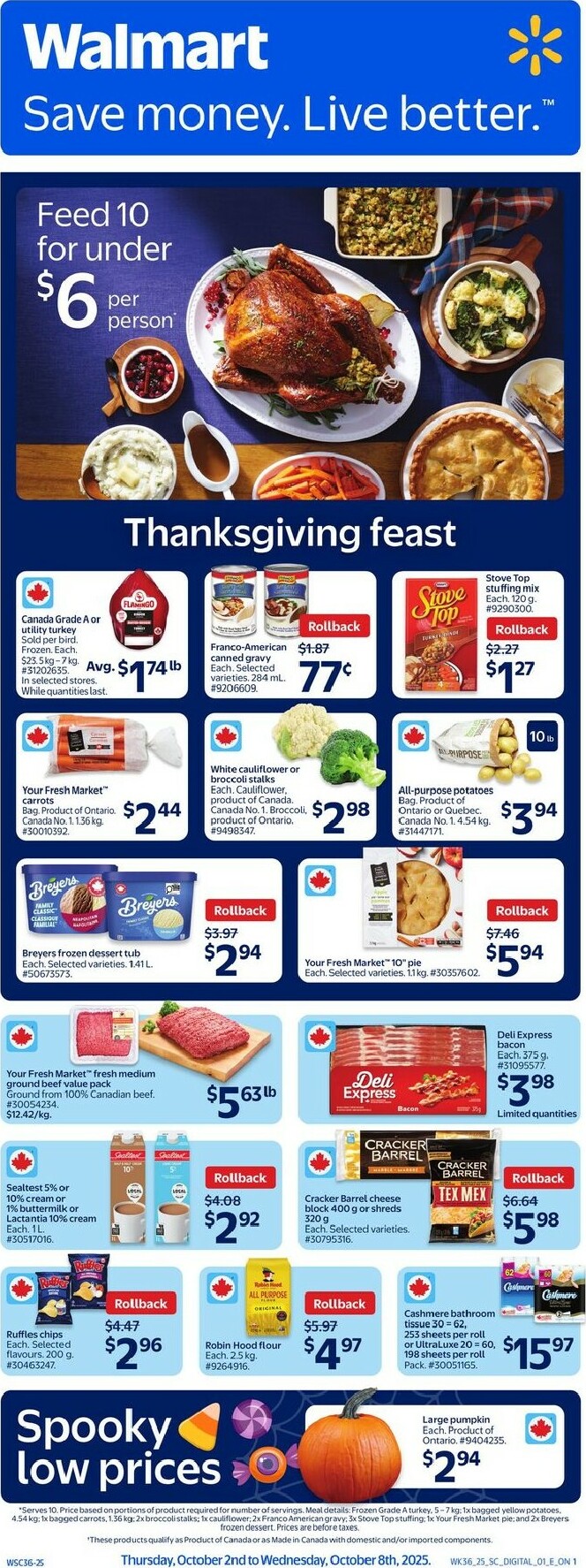 walmart - Walmart flyer valid from 10-02 - 10-08