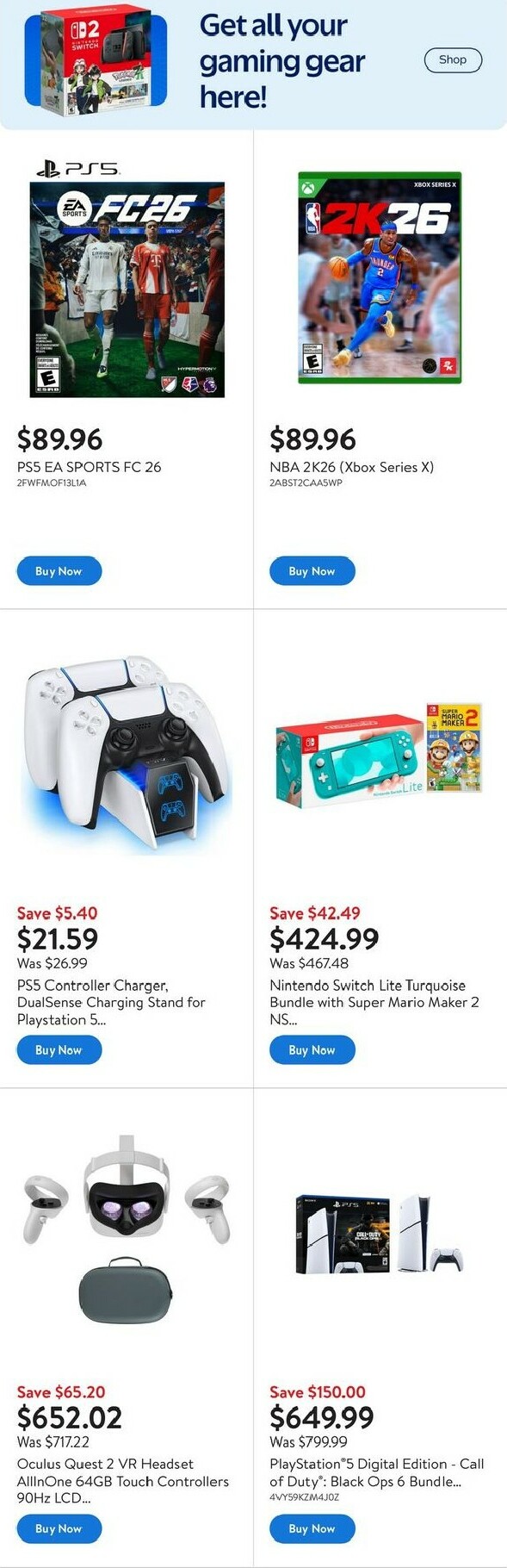 walmart - Walmart - Gaming Guide flyer valid from 10-02 - 10-15 - page: 2
