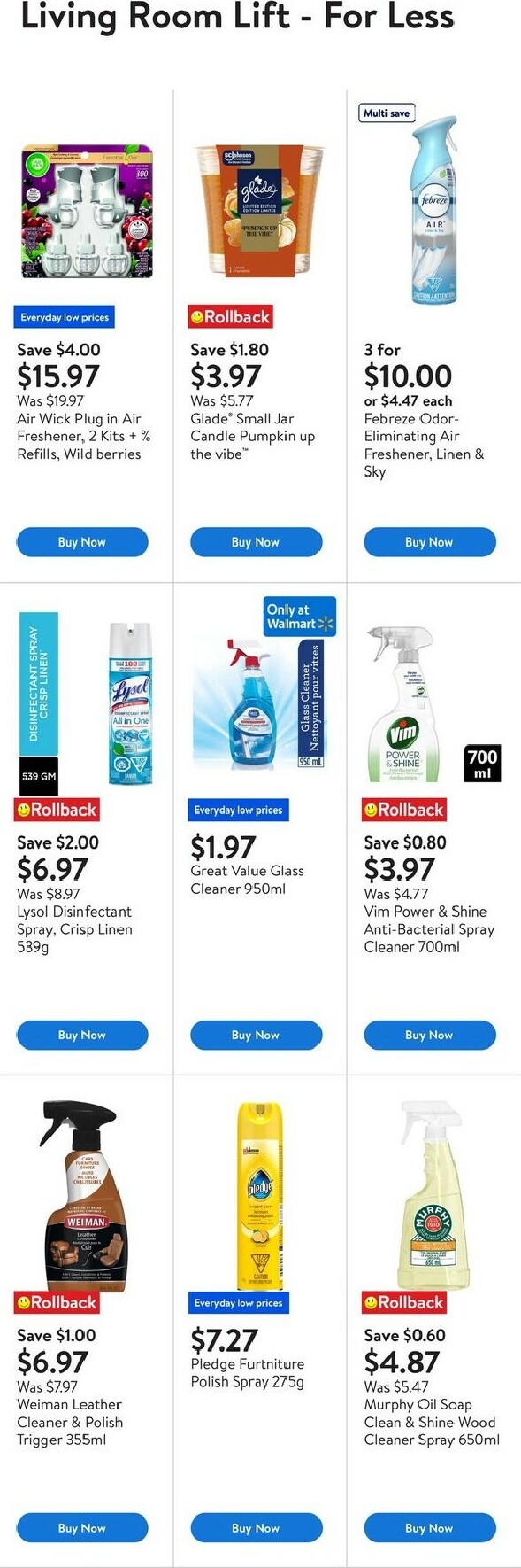 walmart - Walmart - Fall cleaning flyer valid from 09-25 - 10-08 - page: 6