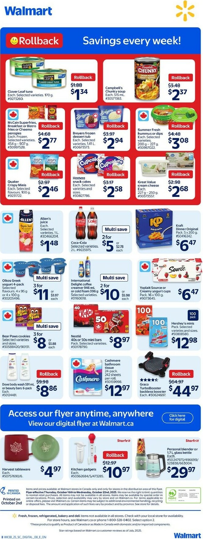 walmart - Walmart flyer valid from 10-16 - 10-22 - page: 2