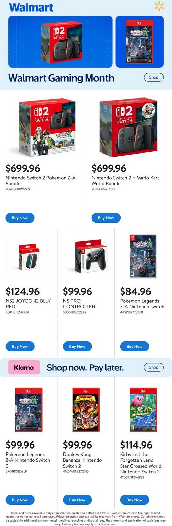 walmart - Walmart - Gaming Guide Flyer Valid From 10-16 to 10-29