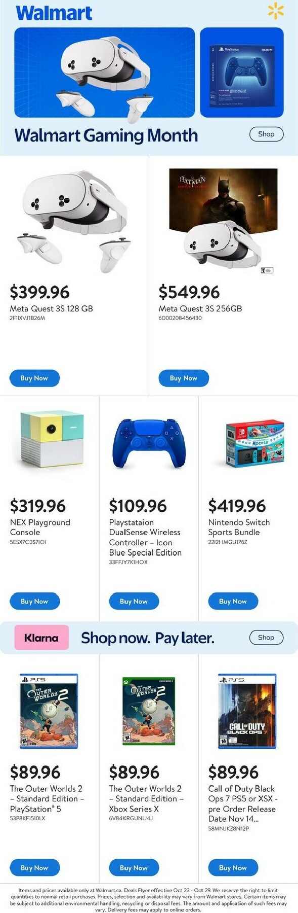 walmart - Walmart - Gaming Guide Flyer Valid From 10-23 to 10-29