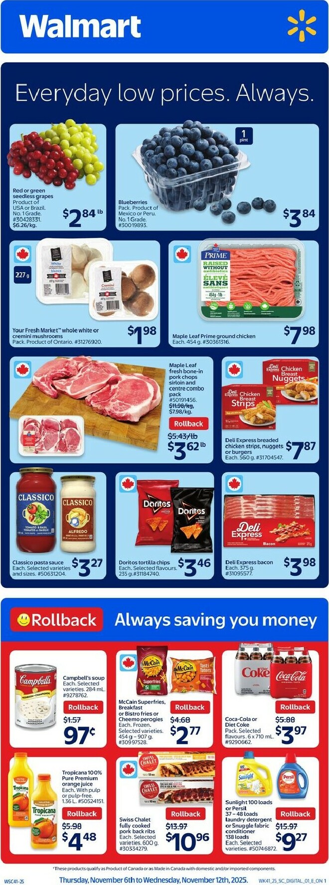walmart - Walmart Flyer Valid From 11-06 to 11-12