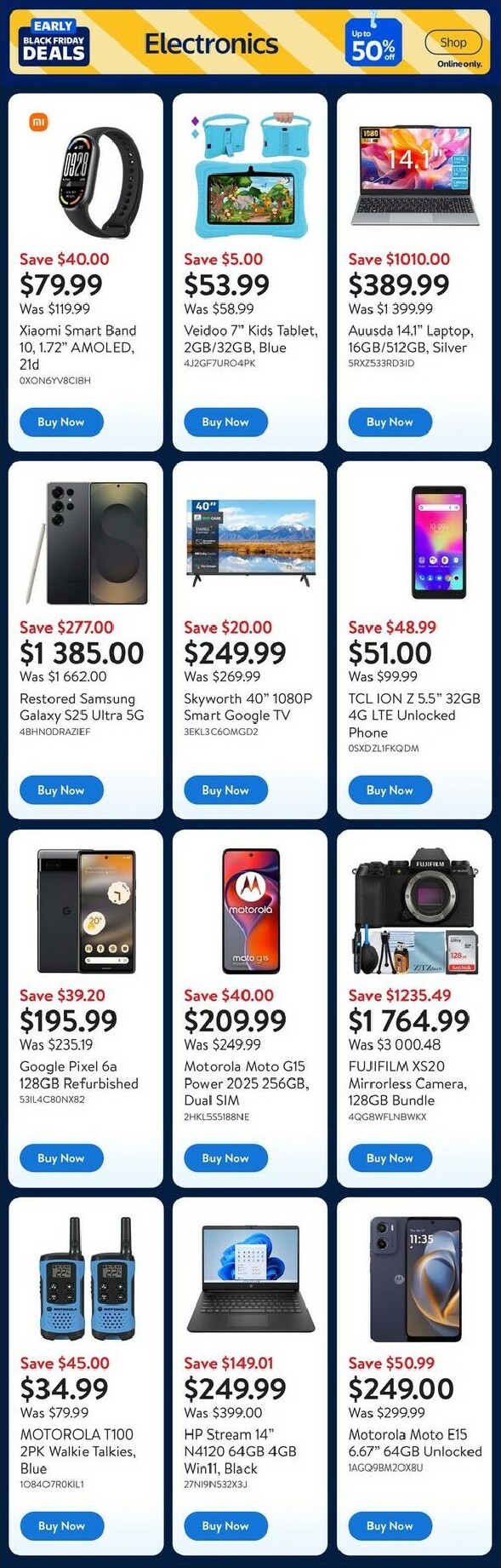 walmart - Walmart - Black Friday Flyer Valid From 11-06 to 11-12 - page: 2