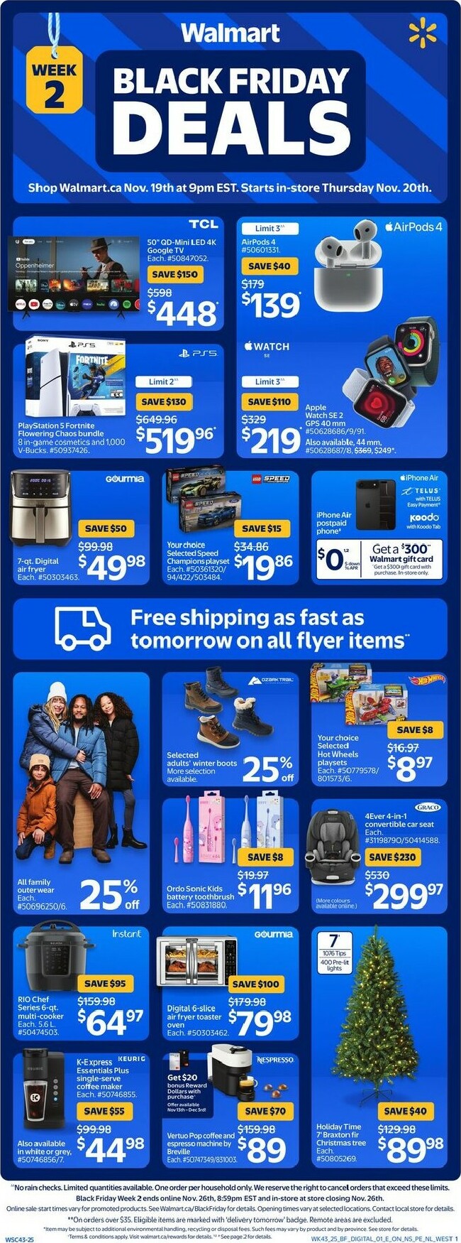 walmart - Walmart - Black Friday Flyer Valid From 11-19 to 11-26 - page: 1