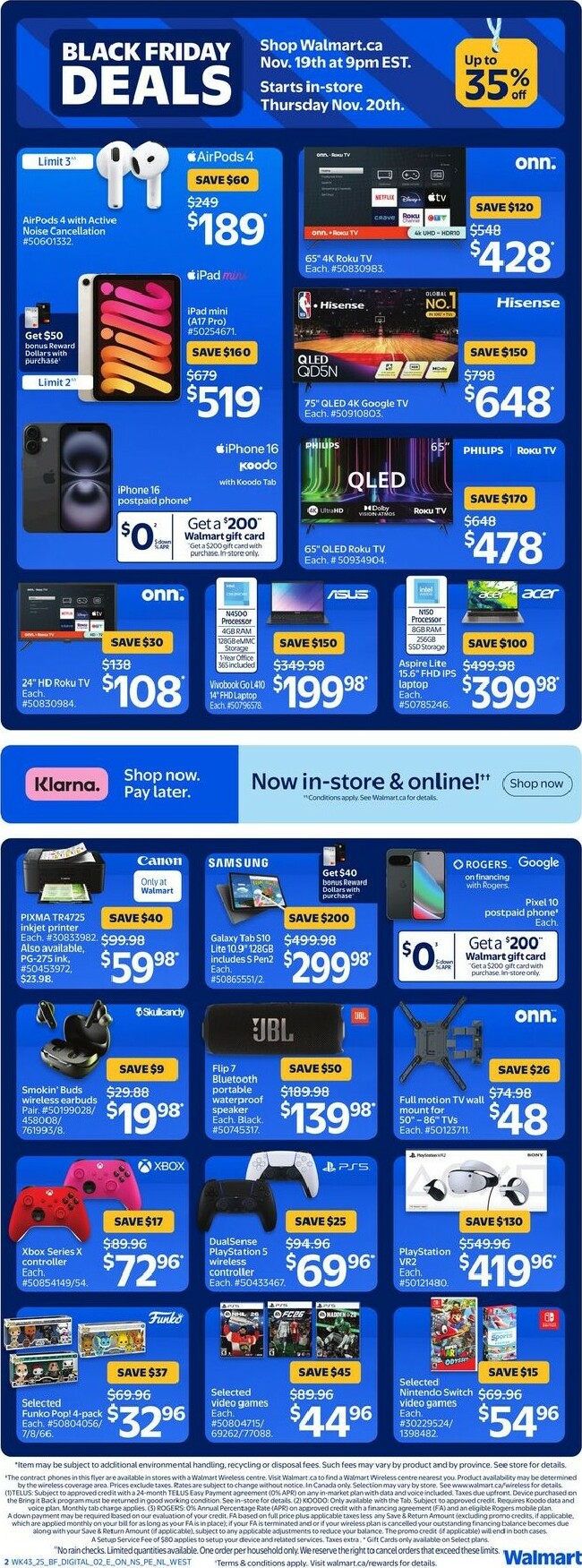 walmart - Walmart - Black Friday Flyer Valid From 11-19 to 11-26 - page: 3