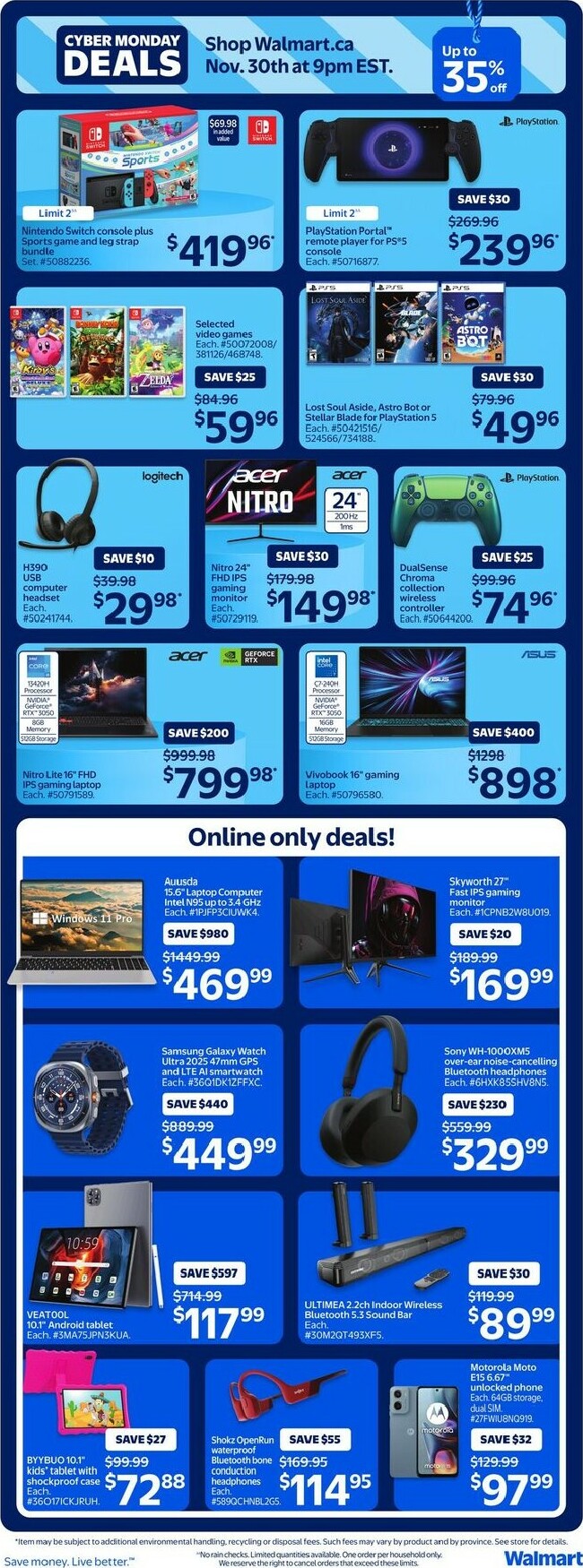 walmart - Walmart - CyberMonday Flyer Valid From 11-30 to 12-03 - page: 2