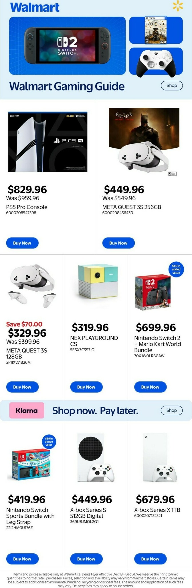 walmart - Walmart - Gaming Guide Flyer Valid From 12-18 to 12-31