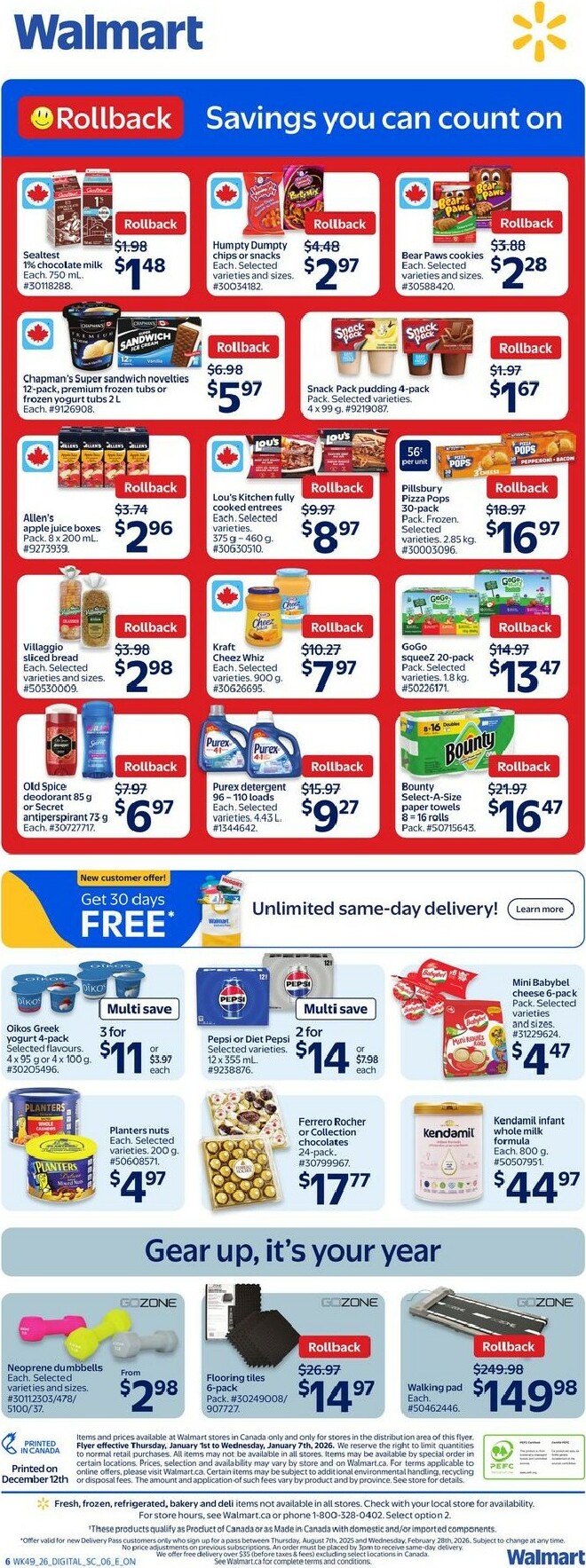 walmart - Walmart Flyer Valid From 01-01 to 01-07 - page: 3