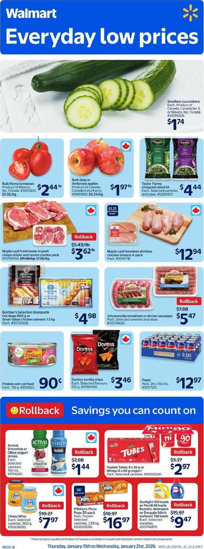 walmart - Walmart Flyer Valid From 01-15 to 01-21
