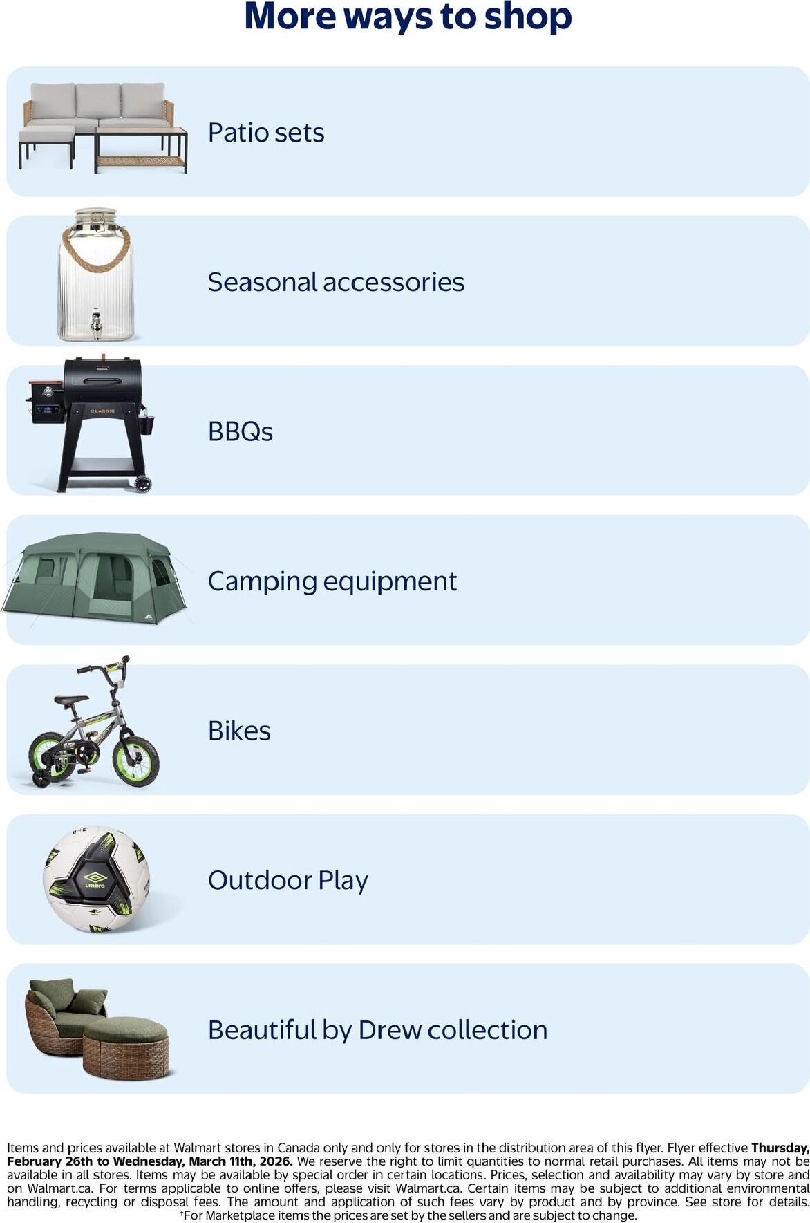 walmart - Walmart - Outdoor living Flyer Valid From 2026-02-26 to 2026-03-11 - page: 20